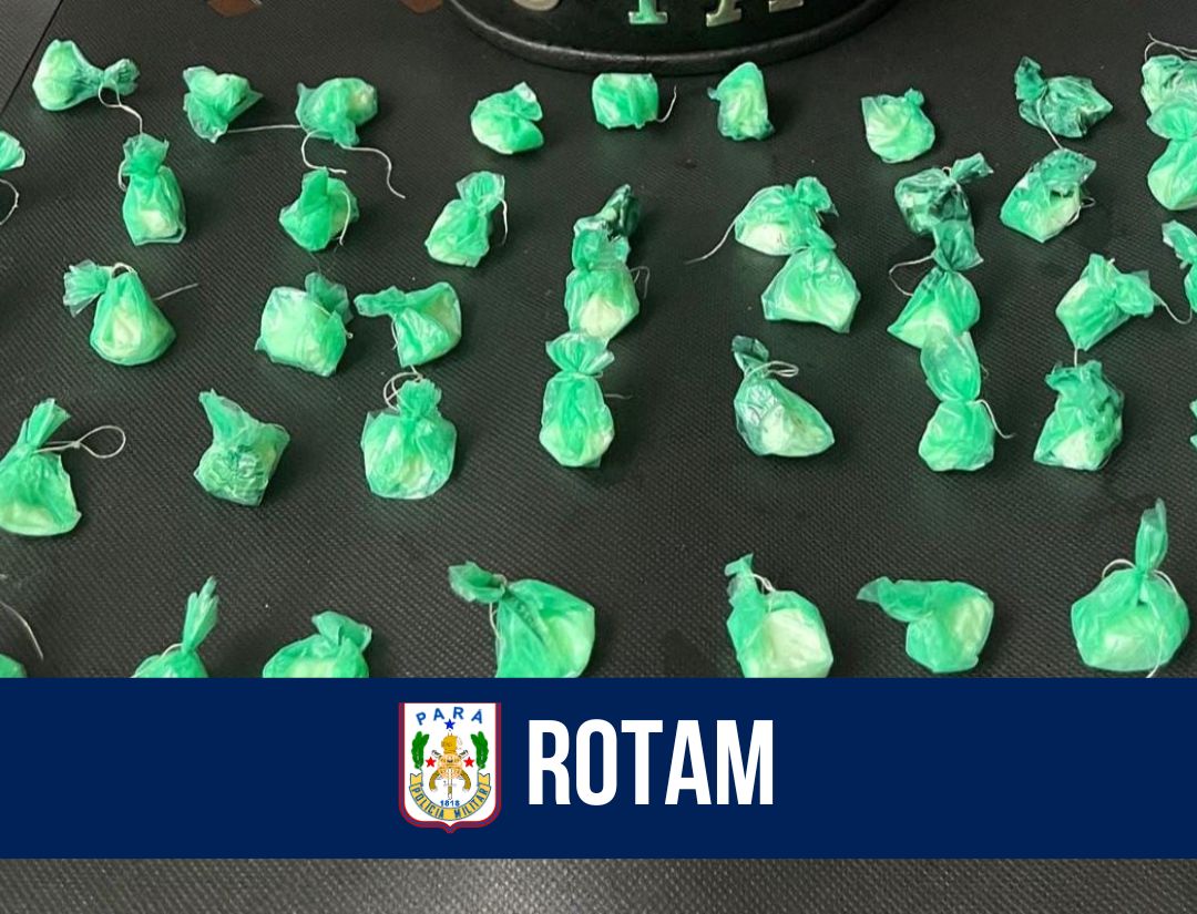 ROTAM prende homem por tráfico de drogas na Terra Firme