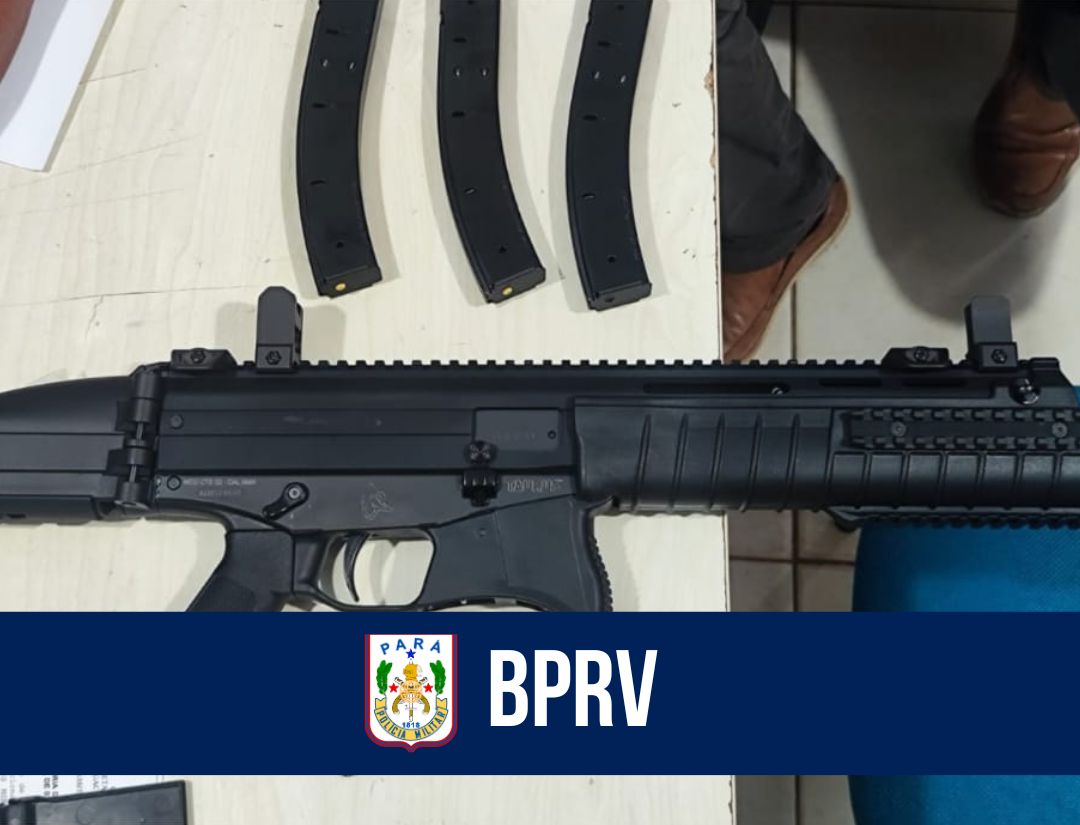 BPRV apreende fuzil em Salinópolis