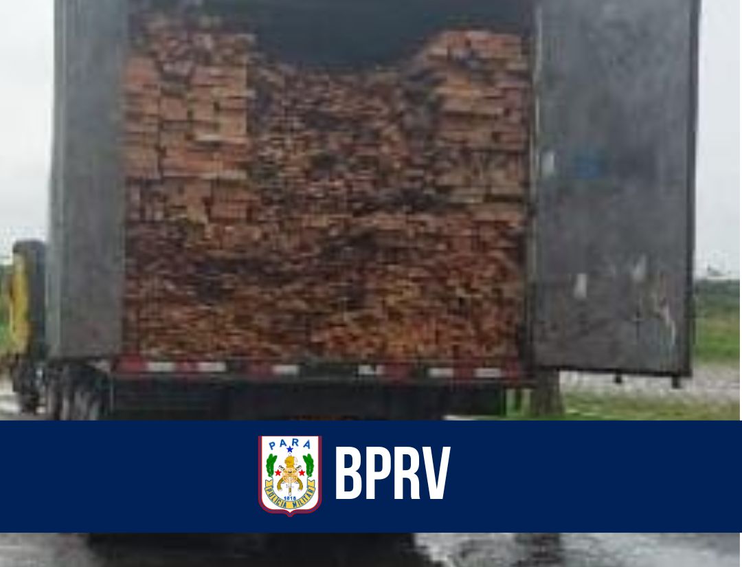 Em Aurora do Pará, BPRV apreende mais de 37mil metros cúbicos de madeira ilegal