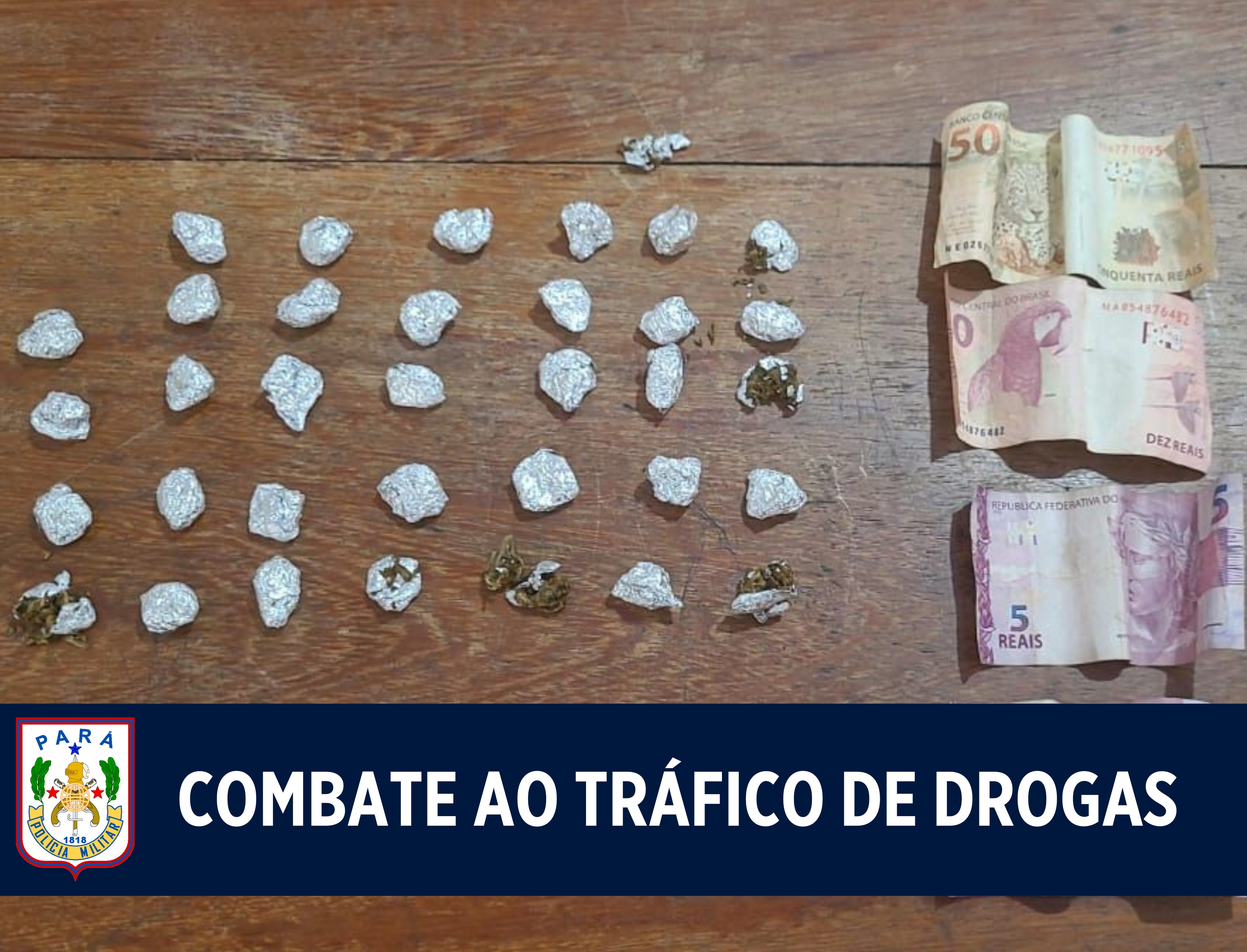 5° BPM realiza apreensão de drogas em Castanhal