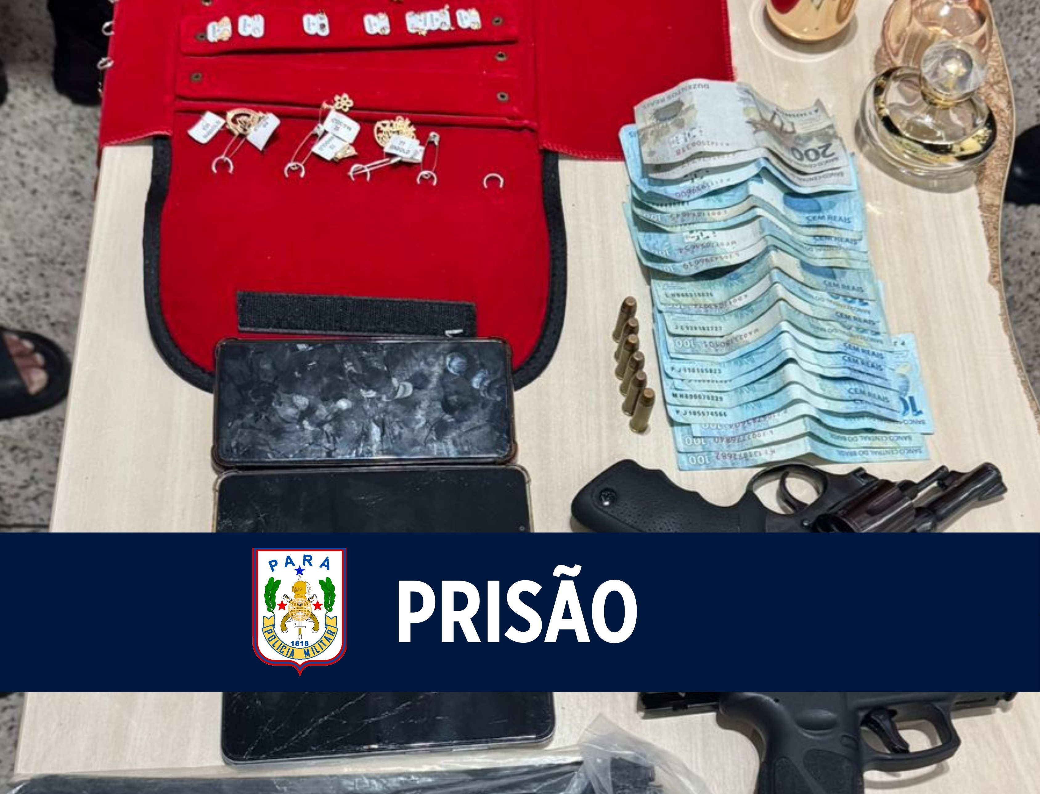 Em ação rápida da Polícia Militar frustra roubo com refém e resulta em prisões em Bragança, nordeste paraense