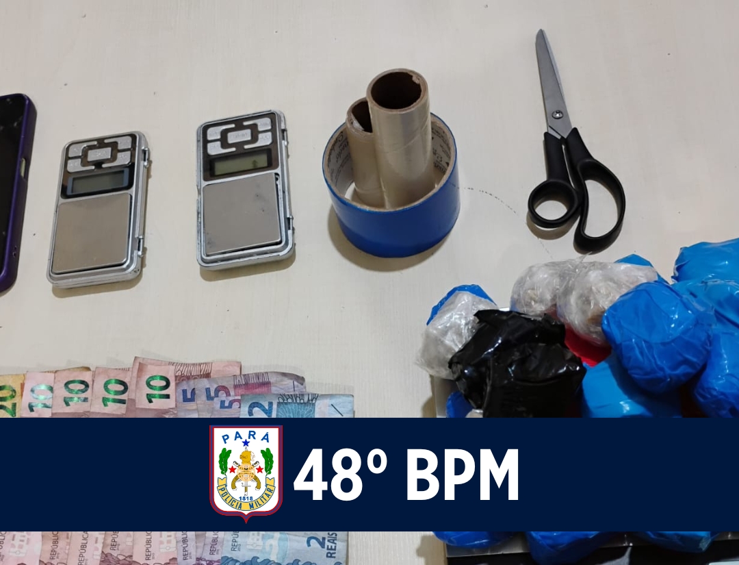 48º BPM atua no combate ao tráfico de drogas em Tomé-Açú