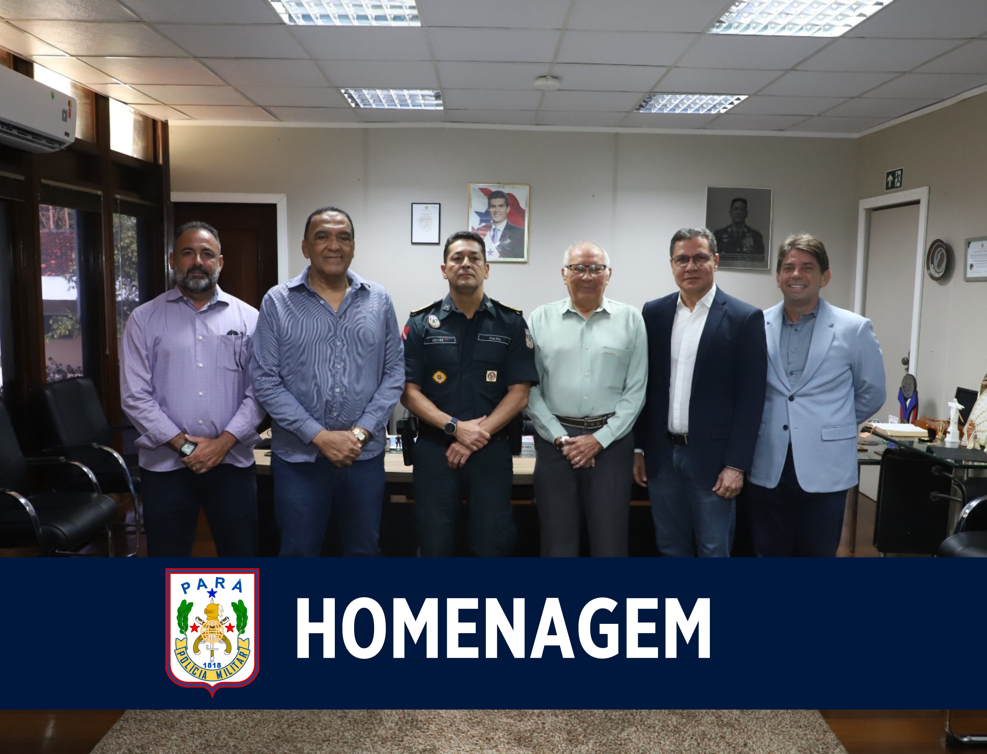 Polícia Militar do Pará homenageia antigos comandantes em encontro no Comando Geral