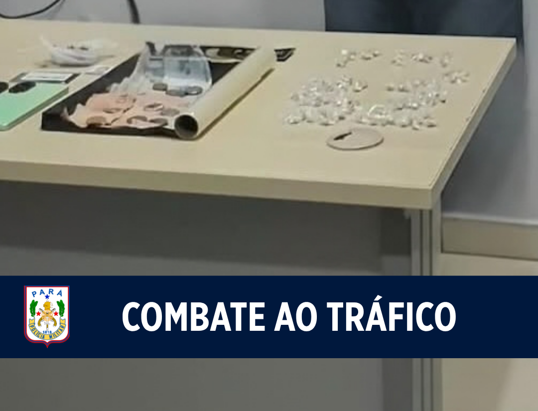 PM apreende drogas durante ação de combate ao tráfico em Garrafão do Norte