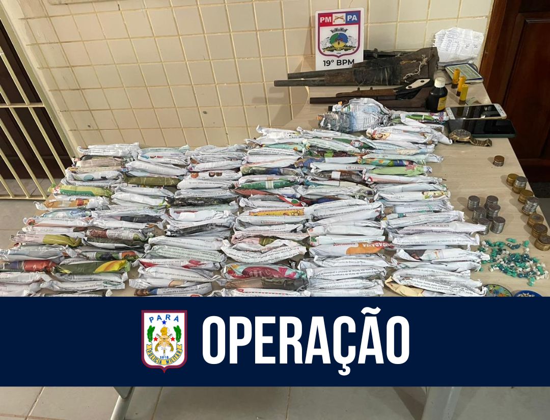 Ação conjunta 71º PPD e 3ª CIME  prendem suspeito de tráfico de drogas em Paragominas