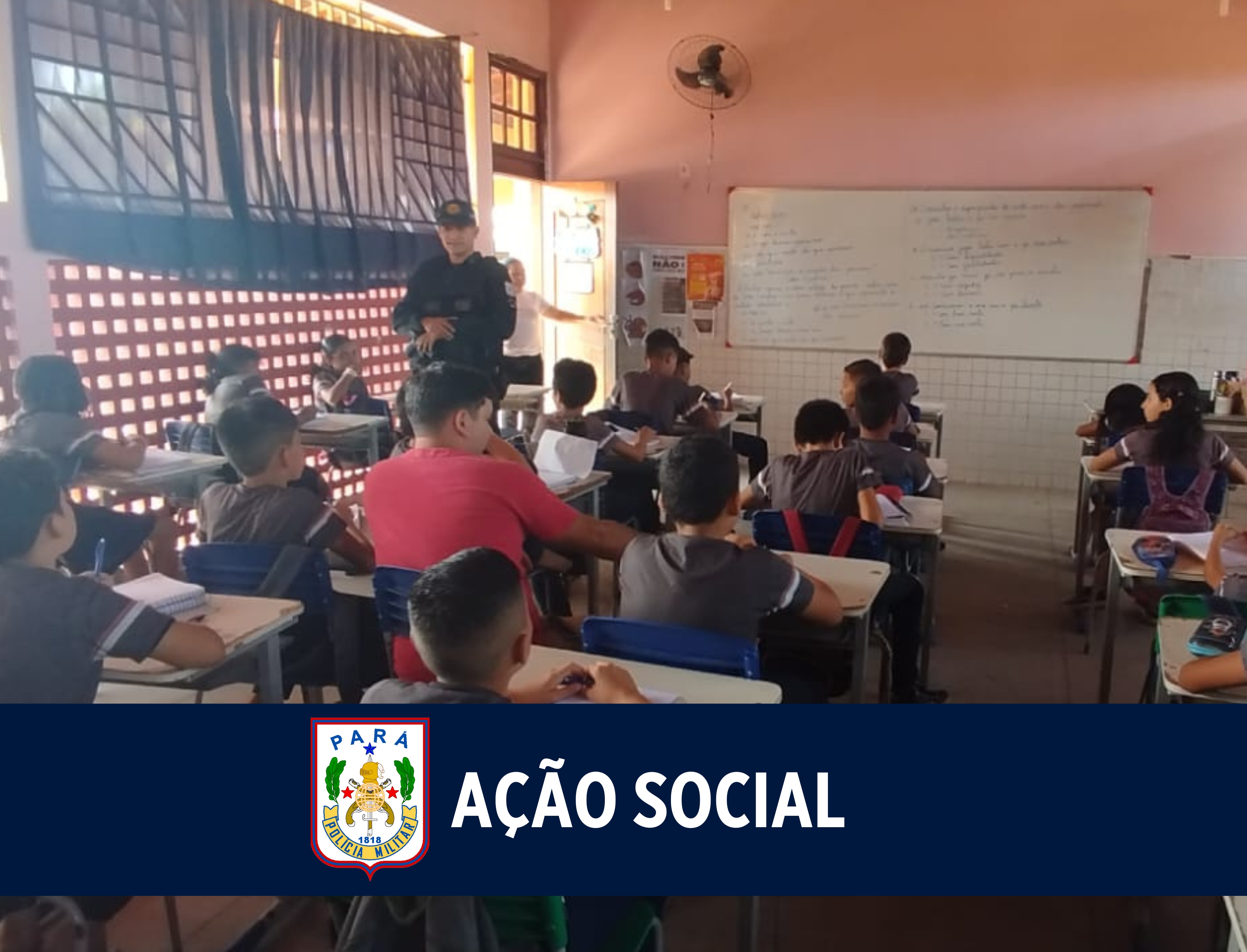 GPA realiza ações de prevenção e apoio em escolas de Monte Alegre