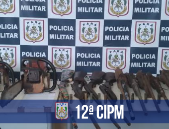 PM prende suspeito de crimes ambientais e apreende grande quantidade de armas de fogo