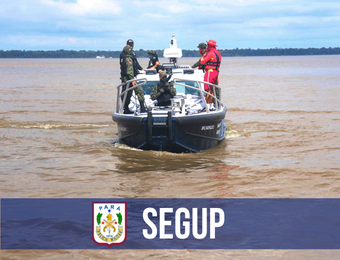 Governo do Estado entrega 3ª lancha blindada para reforçar policiamento fluvial no Pará