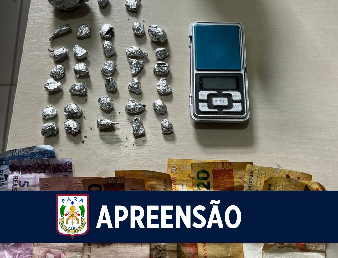 13° BPM realiza prisão e apreende entorpecentes em Tucuruí