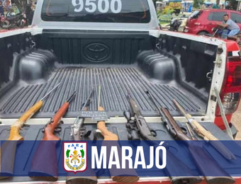 CPR XI prende homem com 7 armas de fogo de 95 munições