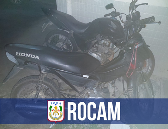 PM recupera motocicleta em Capanema