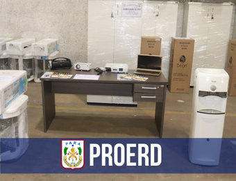 Proerd recebe equipamentos de mobília, eletroeletrônicos e informática através de emenda parlamentar