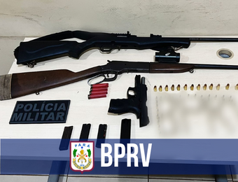 BPRv apreende armamentos durante ações em Conceição do Araguaia