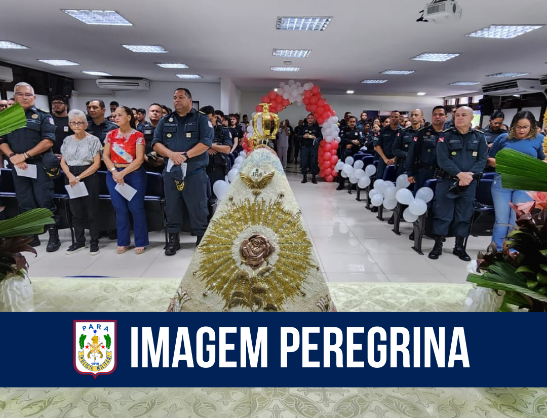 Quartel do Comando Geral da PM recebe imagem peregrina de Nossa Senhora de Nazaré