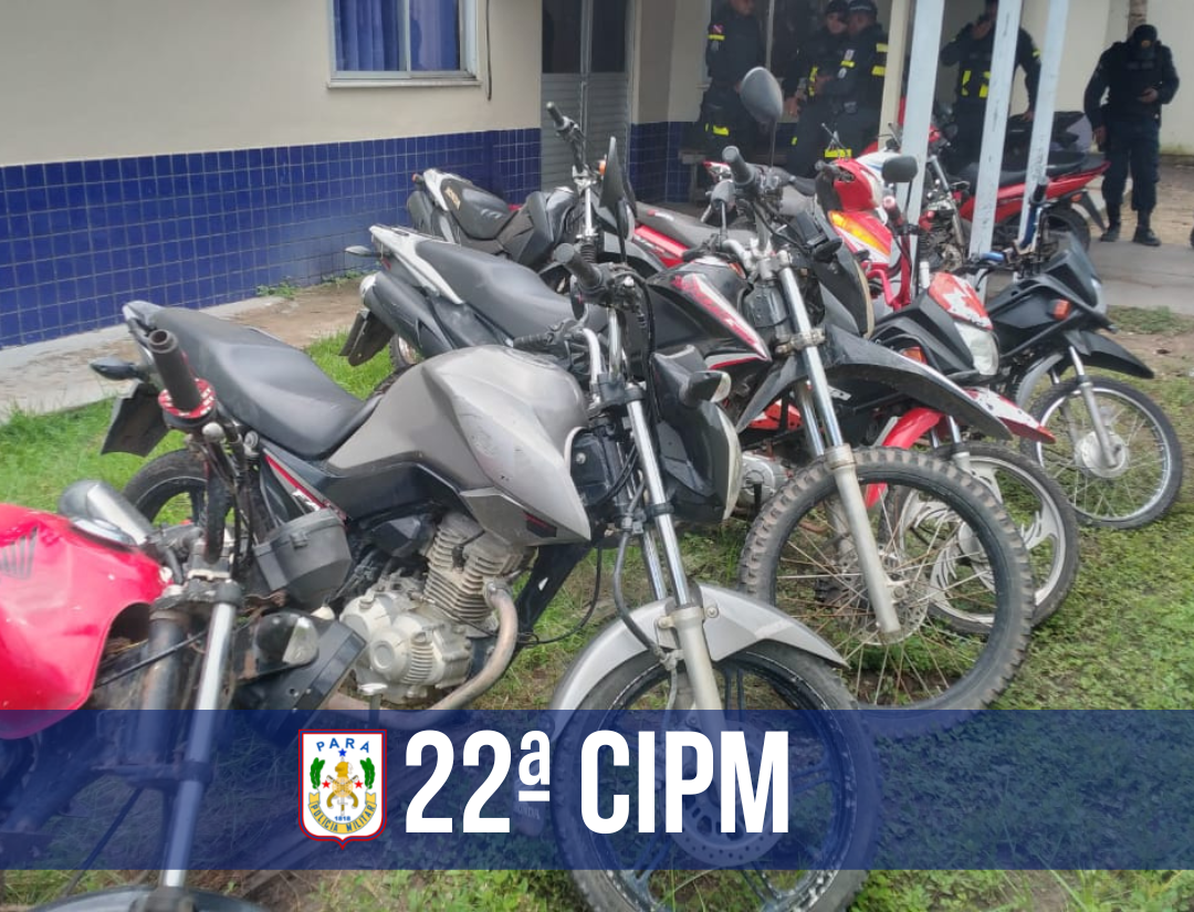 Operação da PM no Marajó recupera motocicletas roubadas 