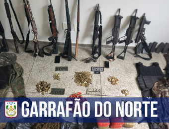 Força-tarefa prende quatro envolvidos em roubo a bancos em Garrafão do Norte