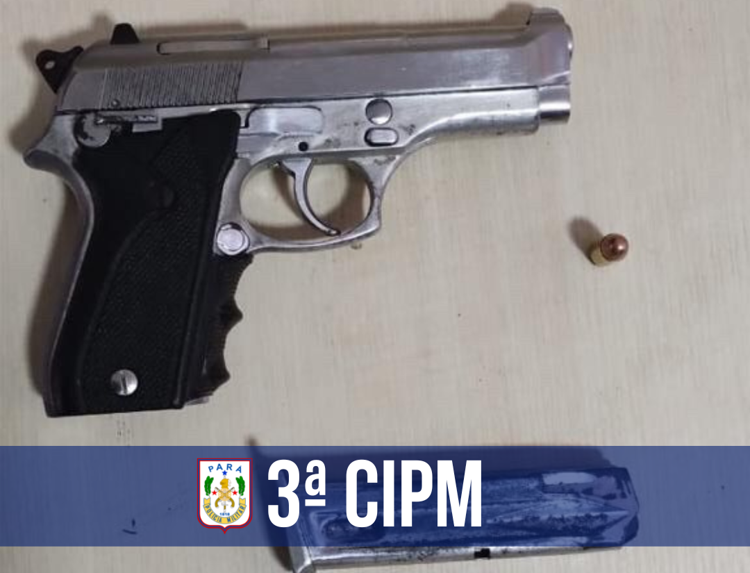 3ª CIPM prende suspeito de atentado contra PM e apreende arma de fogo em Vigia