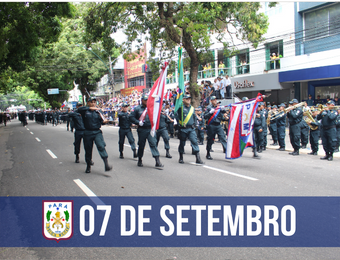 Tropa da PM participa de desfile de 07 de Setembro