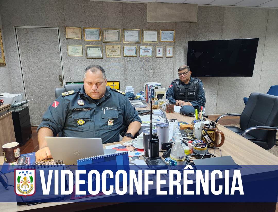 Ações de policiamento são tema de videoconferência entre comandante da PM e oficiais do CPR III