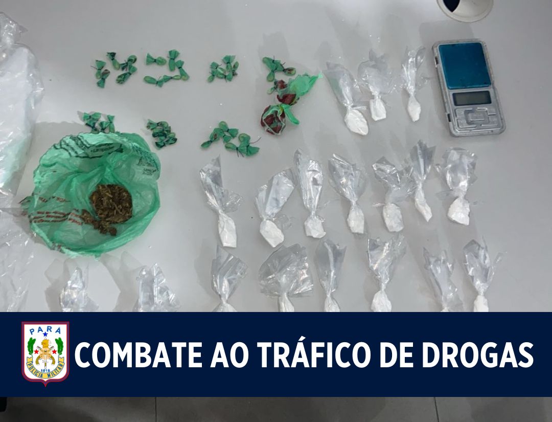 Batalhão Águia apreende drogas e recaptura foragido da Justiça na Região Metropolitana de Belém