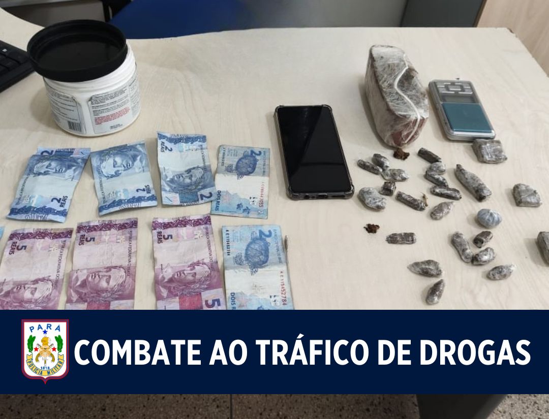 Homem é preso por tráfico de drogas na Ilha de Outeiro