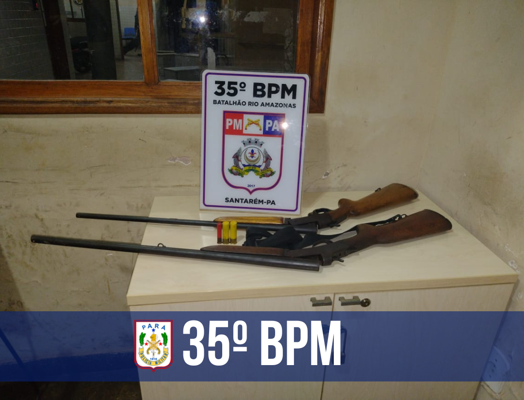  PM captura foragido e apreende duas armas de fogo em Santarém