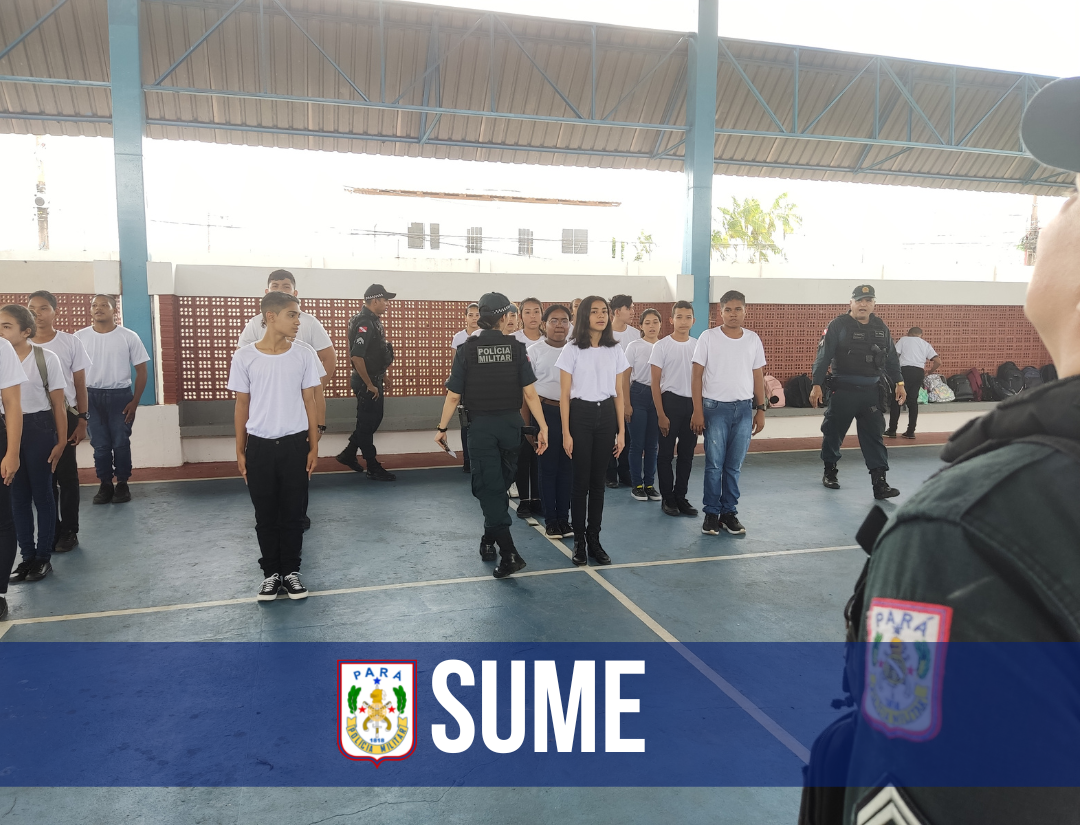 Supervisão Militar da PMPA inicia atividade na Escola Laércio Barbalho no Curuçambá