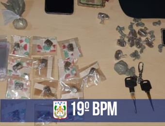 PM prende casal por tráfico de drogas em Paragominas