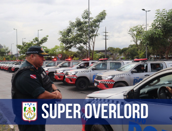 Operação Super Overlord emprega 1.383 viaturas em todo o Estado e bate novo recorde