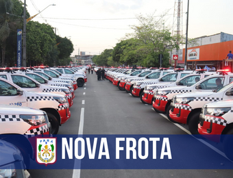 Polícia Militar recebe 142 novas viaturas para reforçar segurança na Grande Belém