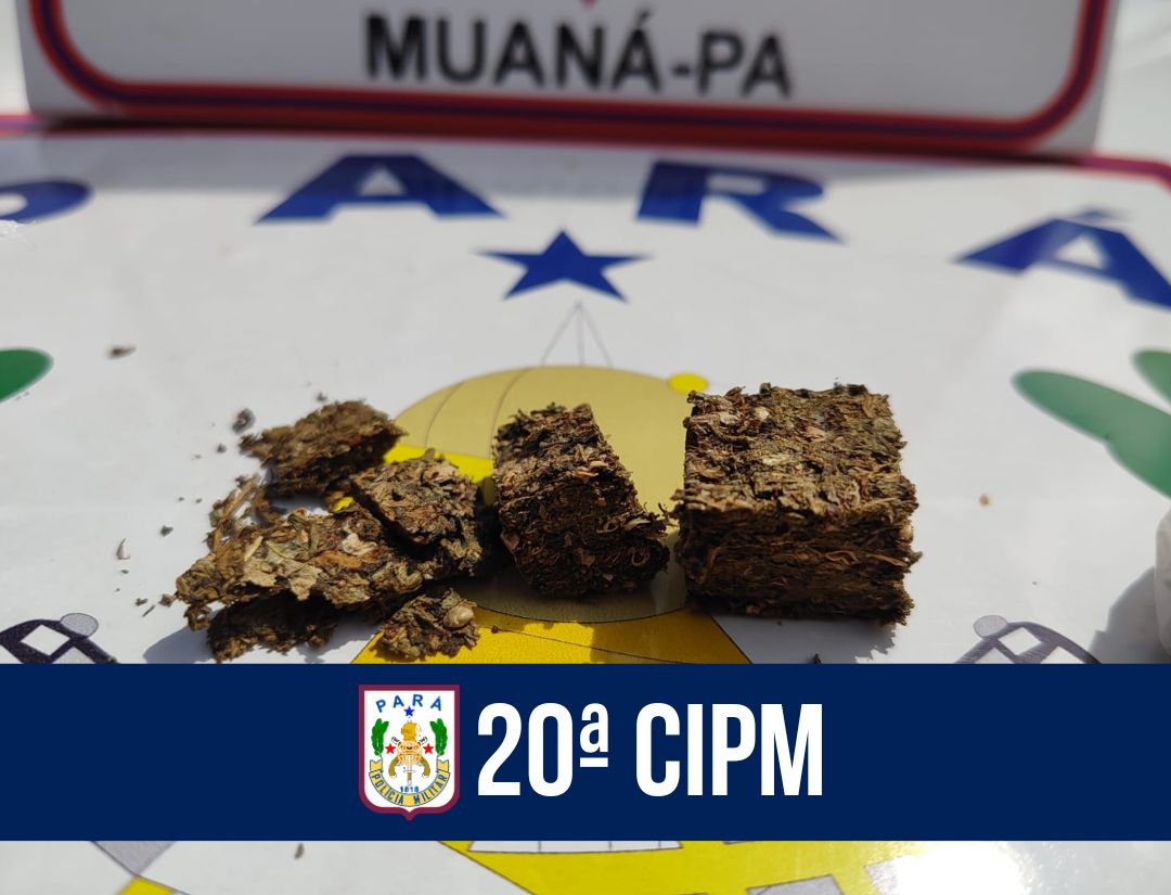 20ª CIPM apreende entorpecentes em Muaná