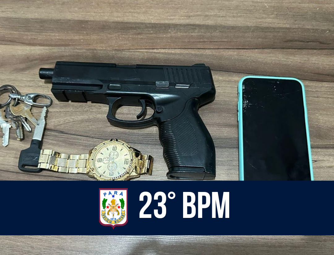 23º BPM frustra roubo e prende homem em Parauapebas