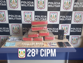 Casal é preso com 14 quilos de drogas no Porto Municipal de Juruti