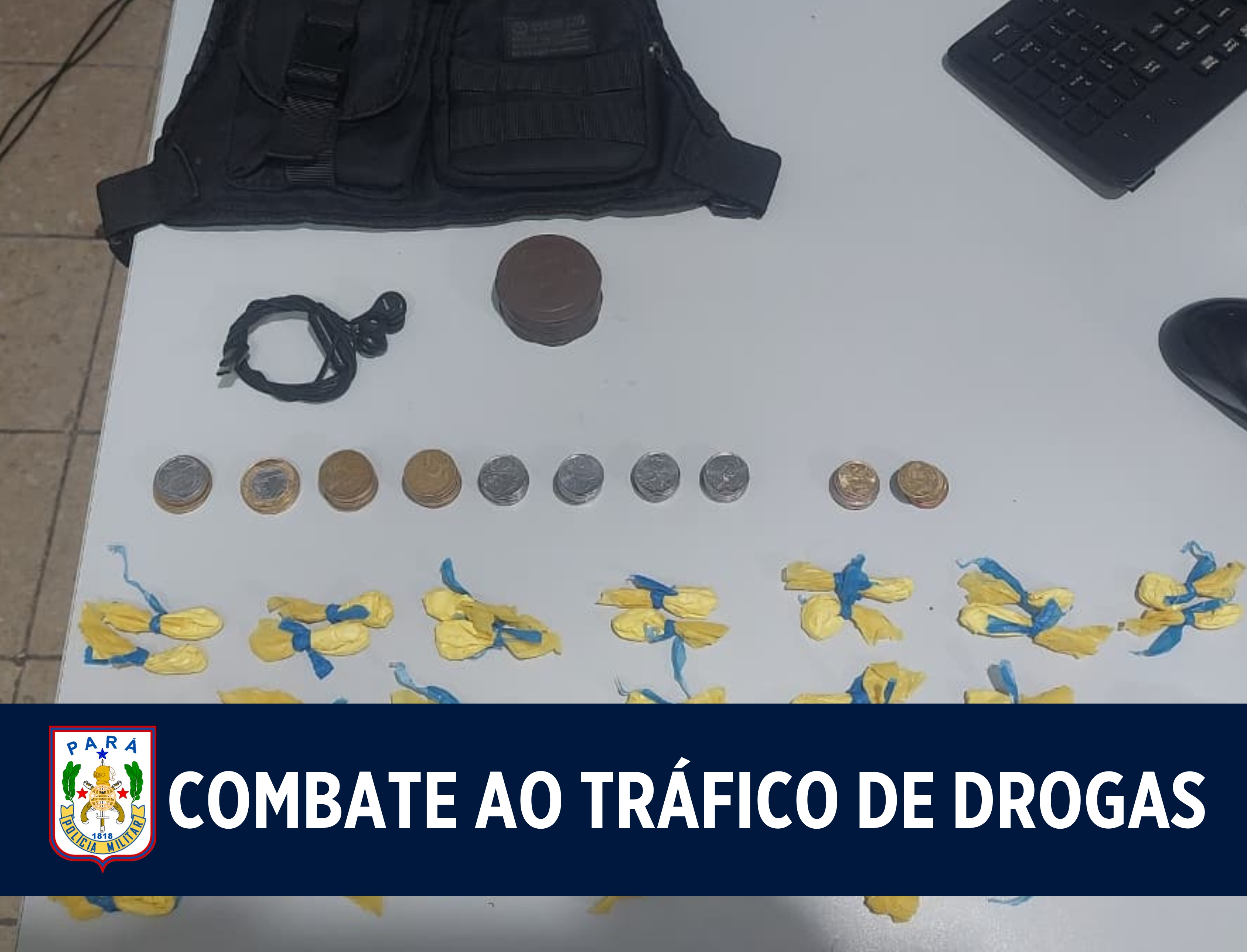 28° BPM realiza apreensão de drogas em Belém