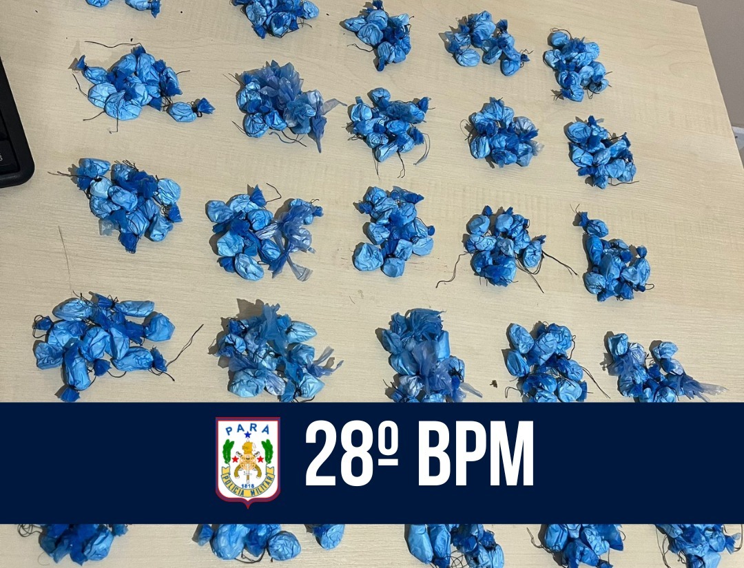 Ações do 28º BPM culminam em prisões por tráfico de drogas em bairros de Belém