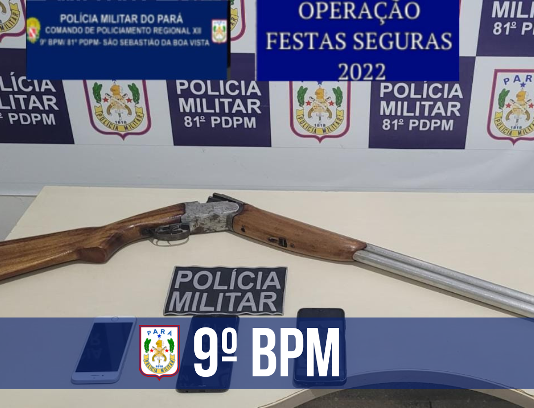 Em São Sebastião da Boa Vista, homem é preso por porte ilegal de arma de fogo