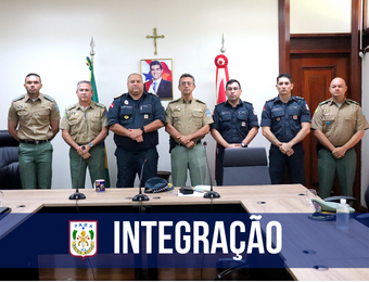 Oficiais da Polícia Militar do Piauí realizam visita técnica ao Comando-geral da PMPA