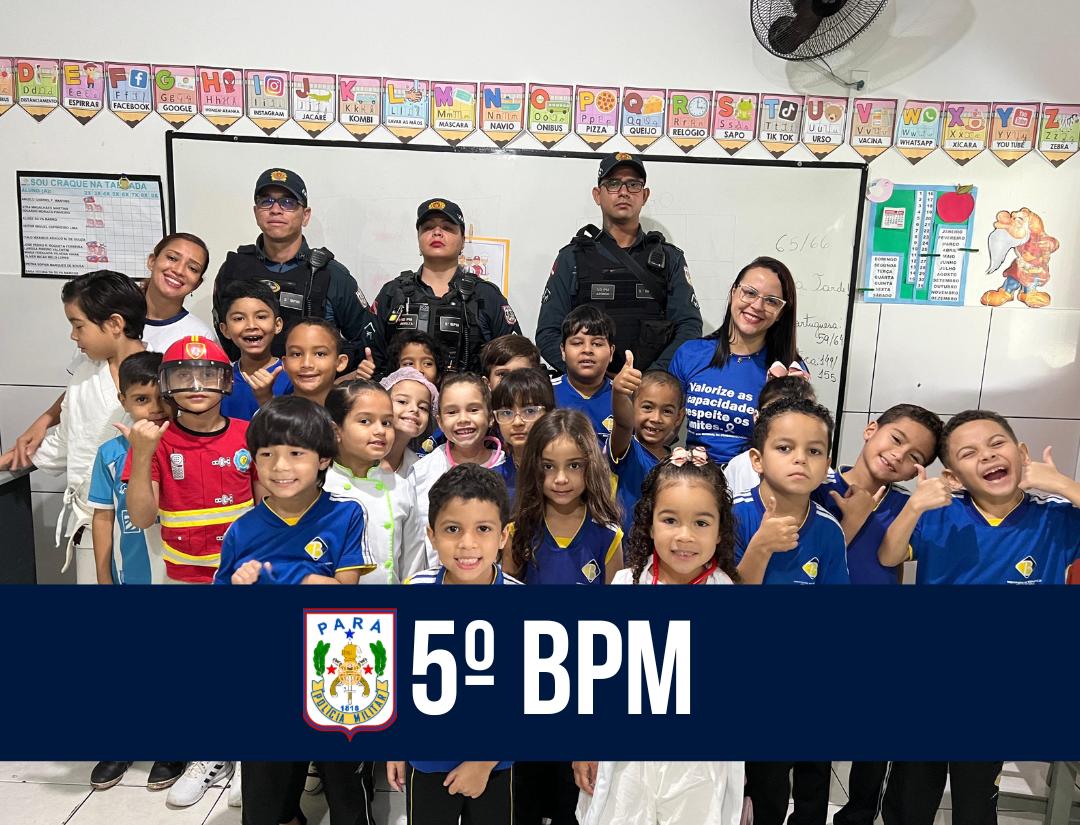 Polícia Militar visita escola em Castanhal