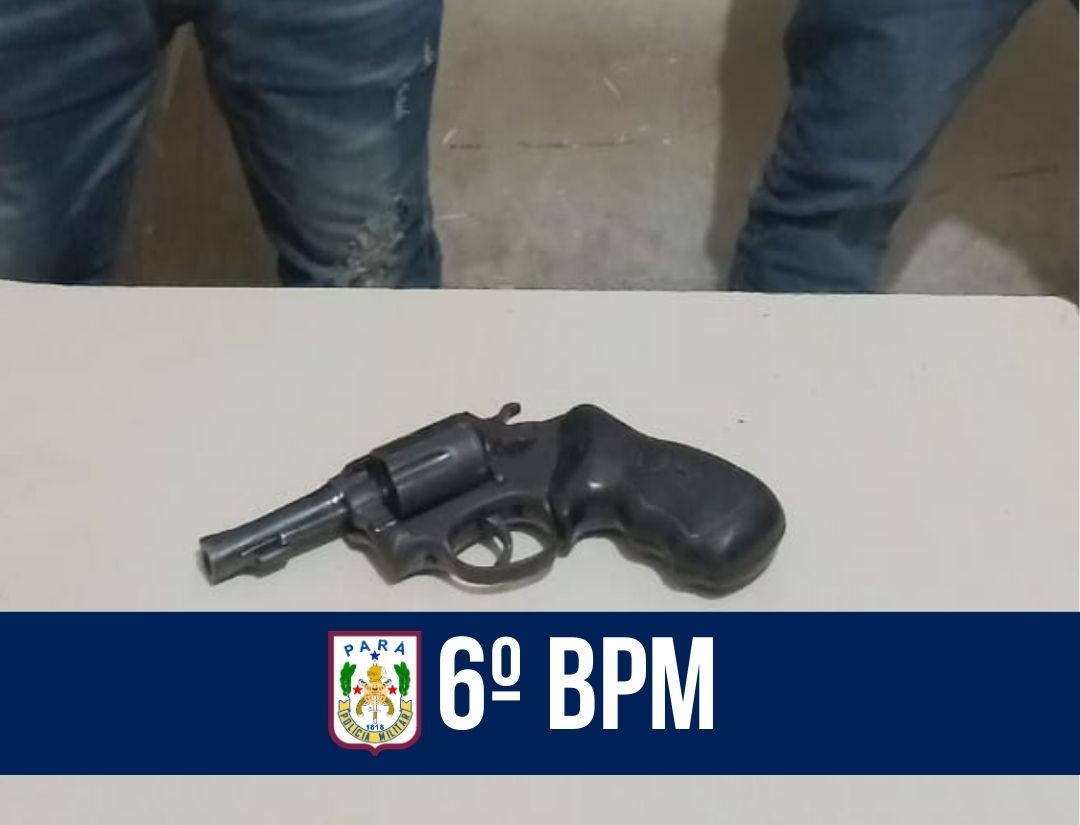 6º BPM prende dupla por posse ilegal de arma de fogo em Ananindeua