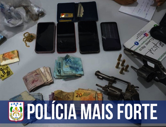 PM frustra roubo a farmácia e prende dois em Belém