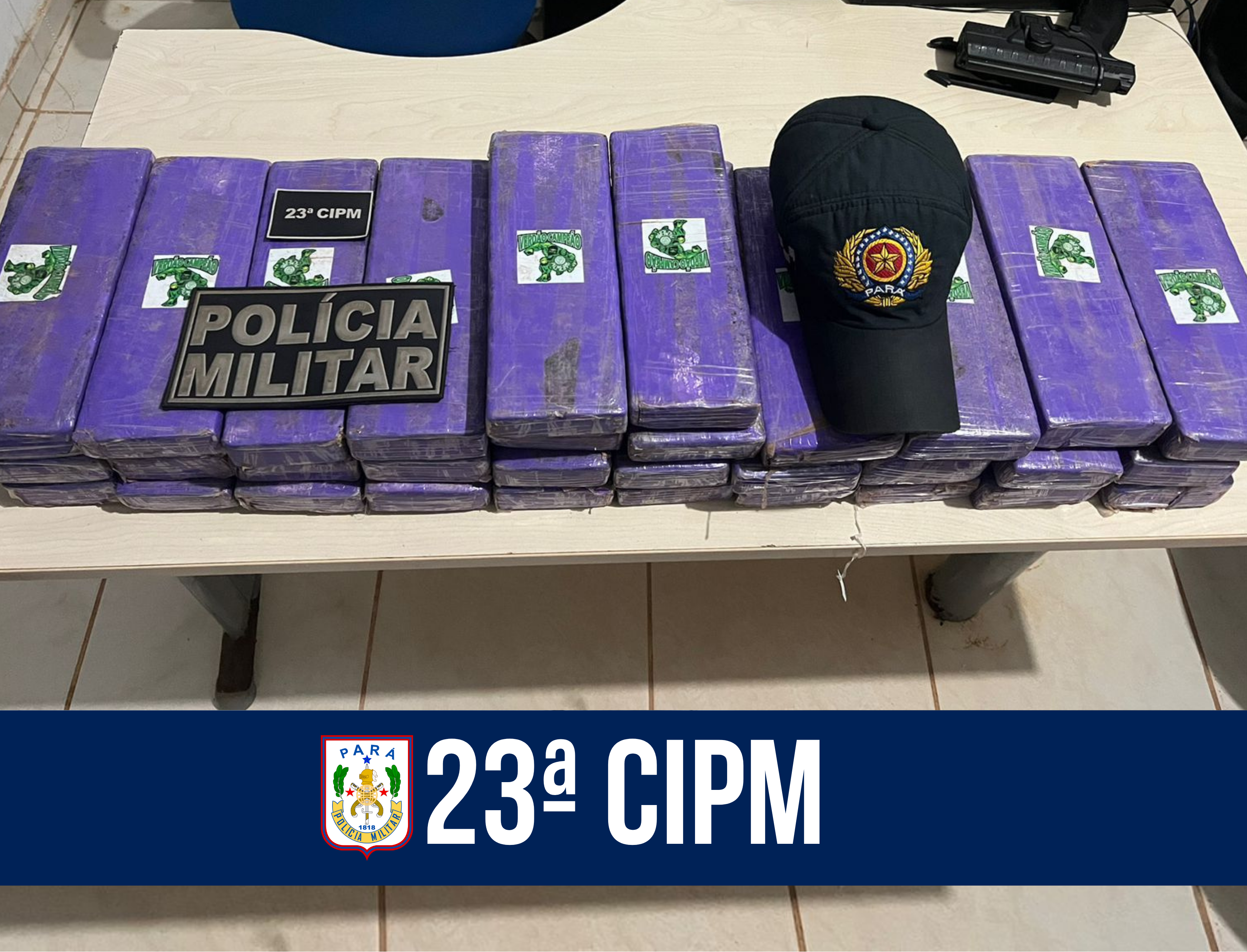 PM apreende drogas e armas de fogo em Pacajá