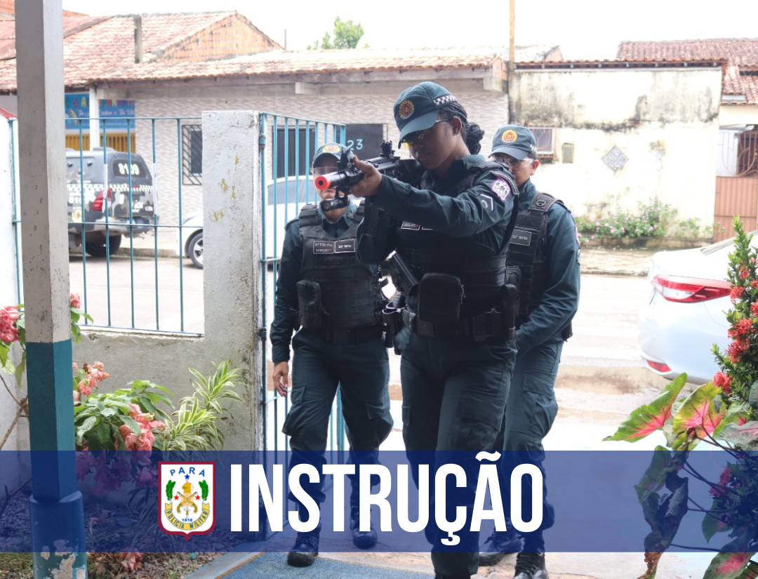 Militares do CPRM recebem instrução de enfrentamento em ocorrência de atirador ativo em escolas