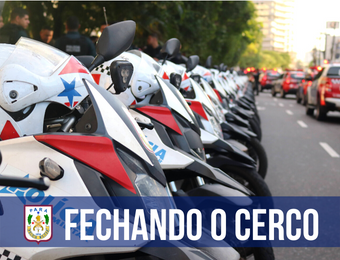 Com recorde de policiais e viaturas, op. “Fechando o Cerco” toma as ruas de todo o estado