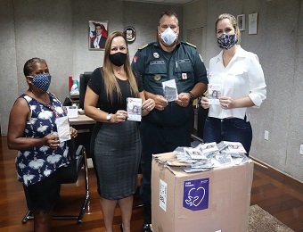 Máscaras doadas à PM serão distribuídas gratuitamente em bairros de Belém