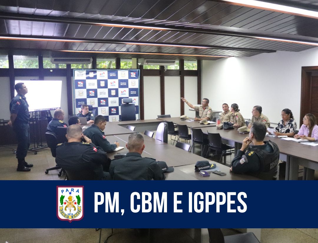 PM, CBM e IGPPES discutem regulamentação da Lei do Sistema de Proteção Social dos servidores militares do estado.