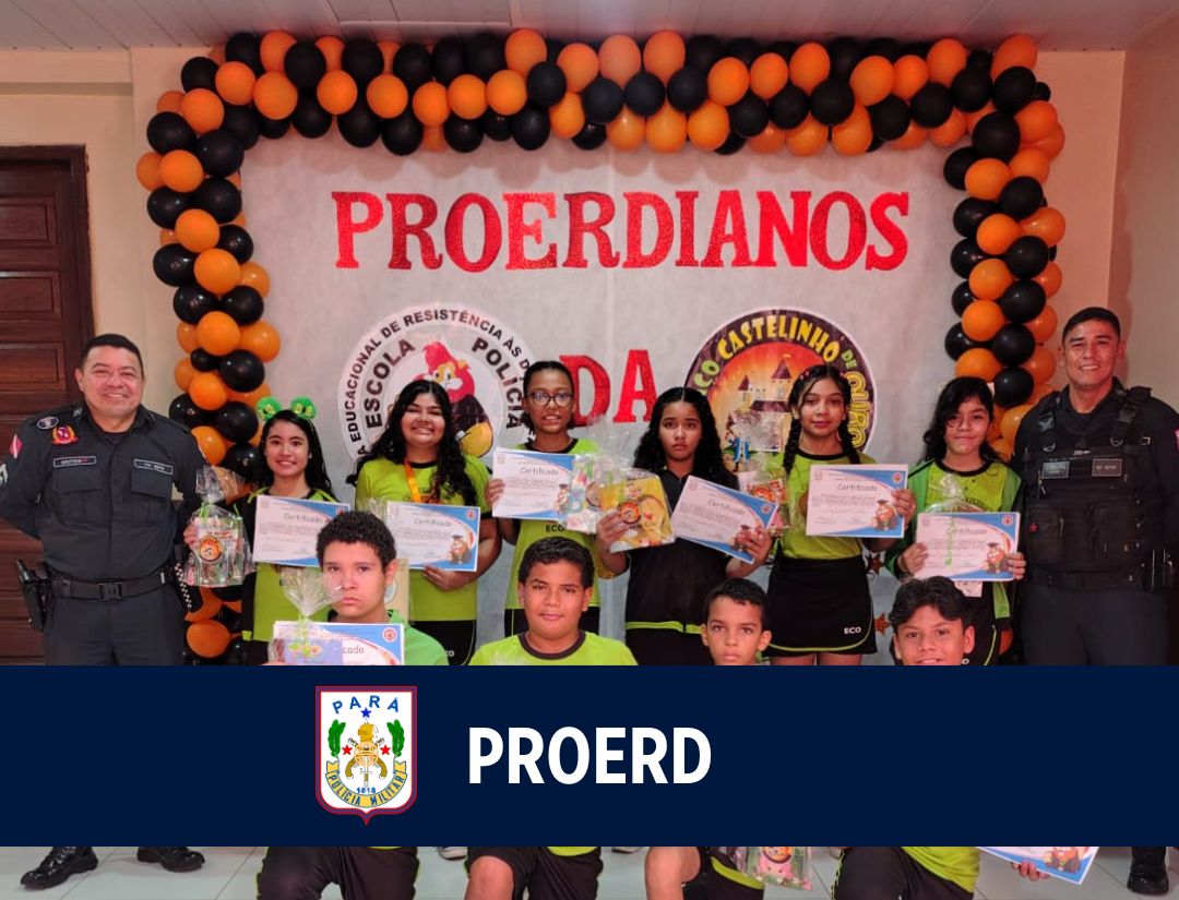 PROERD: 10º BPM realiza formatura em duas escolas em Icoaraci