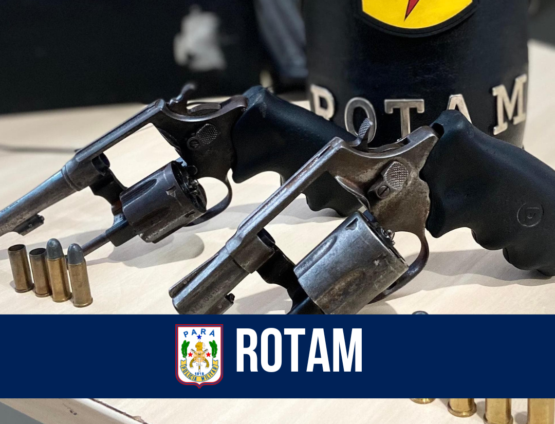 Rotam apreende armas de fogo e munições no distrito de Outeiro