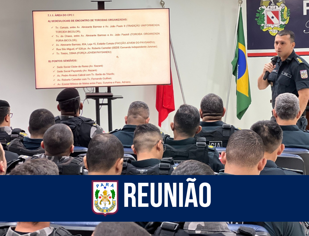 “PM realiza planejamento operacional para partida do campeonato carioca em Belém''