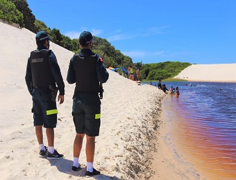 PM reforça a segurança em Salinas  com foco no combate à Covid-19