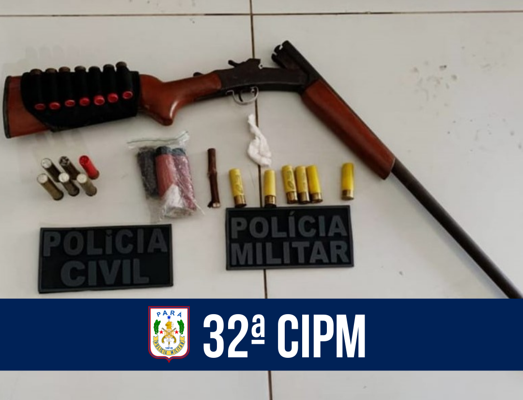 No Marajó, suspeito de posse ilegal de arma de fogo é preso 